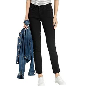 Levi Black Denim Jeans “Mid Rise Skinny”